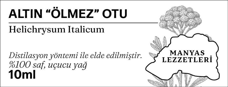 Altın Otu (Ölmez otu) Uçucu Yağı 10ml