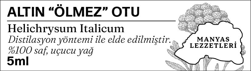Altın Otu (Ölmez otu) Uçucu Yağı 5ml