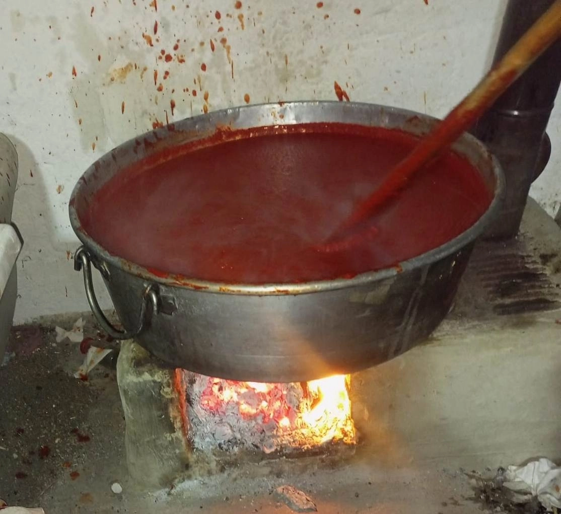 Domates Biber Karışık Salça 1 Kg.