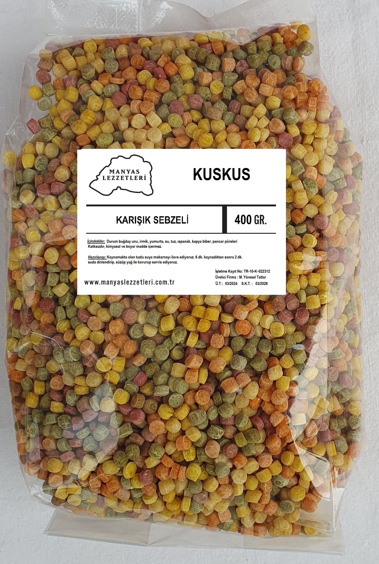 Karışık Sebzeli  Kuskus