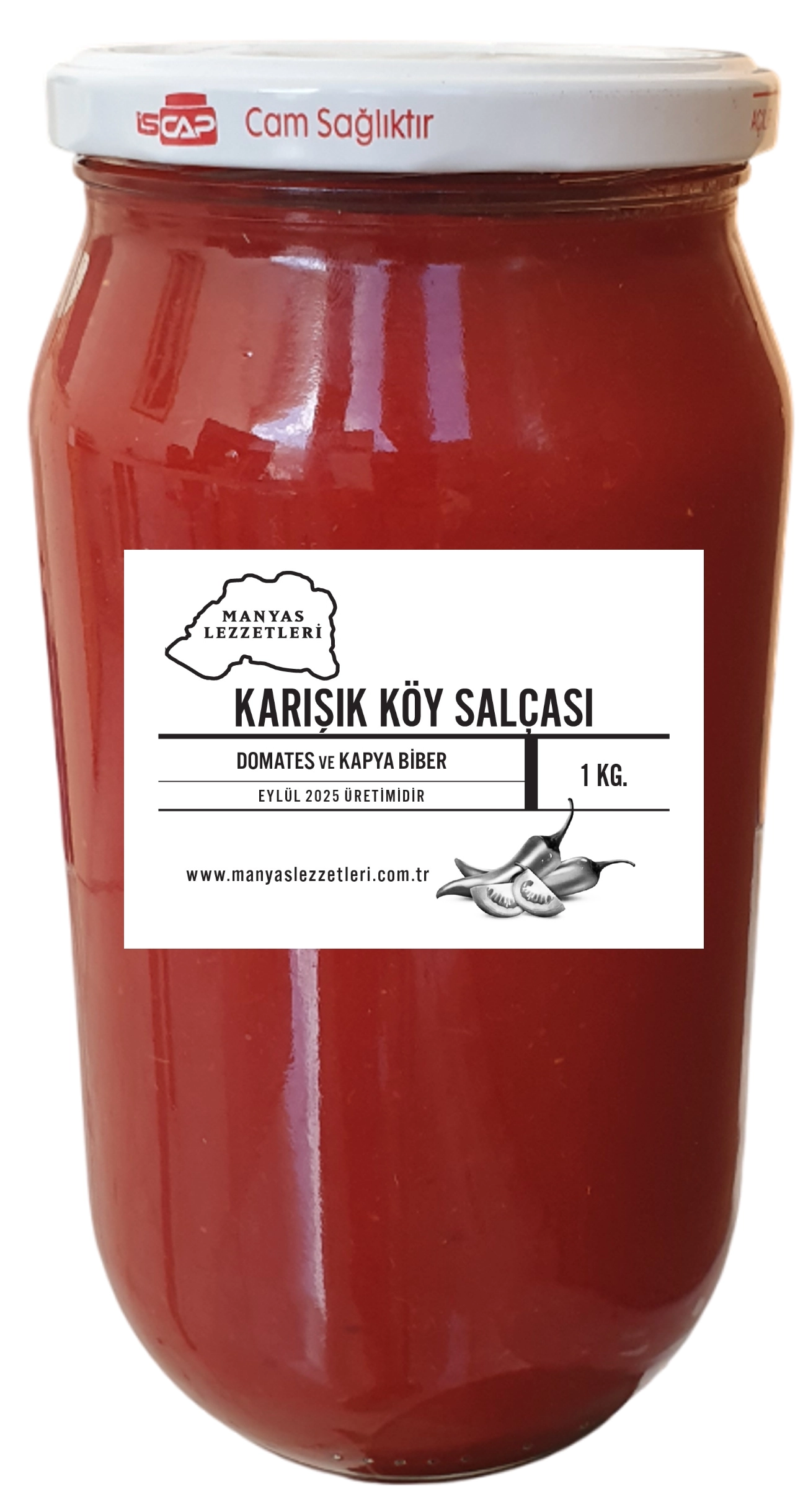 Domates Biber Karışık Salça 1 Kg.