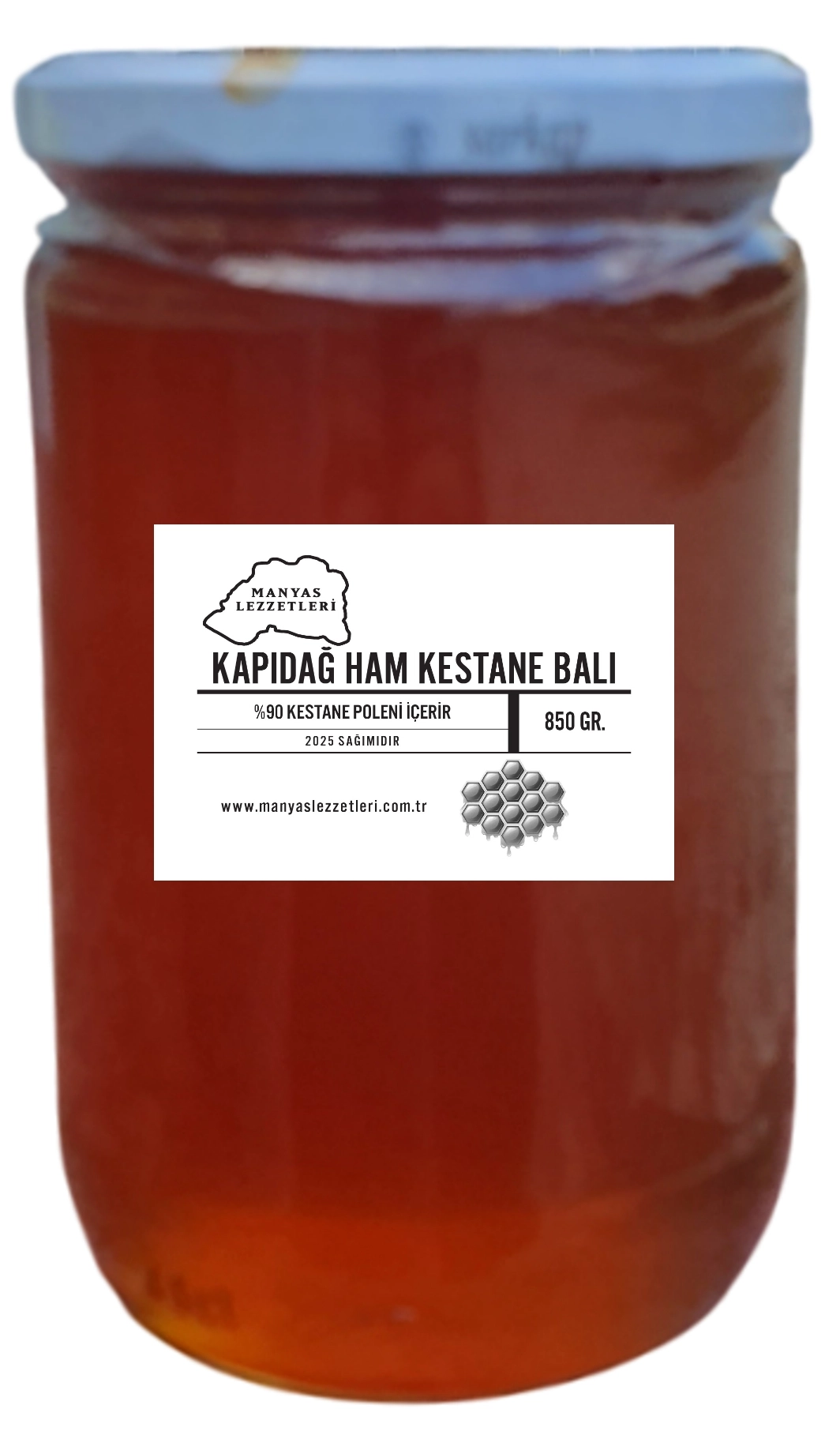 Kapıdağ Ham Kestane Balı 2025 Sağımı 850 Gr.