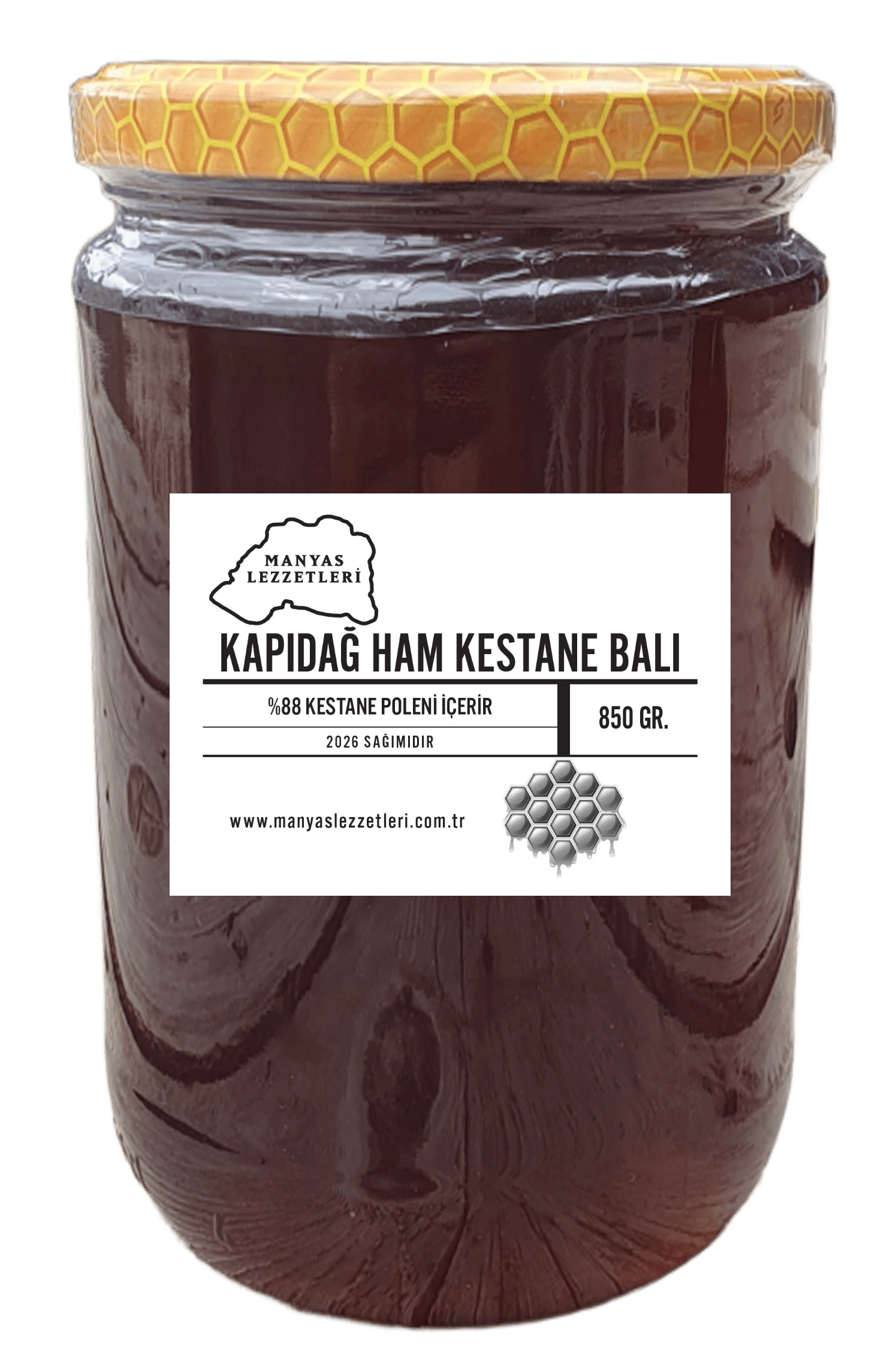 Kapıdağ Ham Kestane Balı 2026 Sağımı 850 Gr.