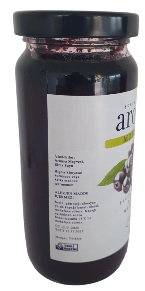 Aronya Marmelatı Şeker İlavesiz 240 Gr.