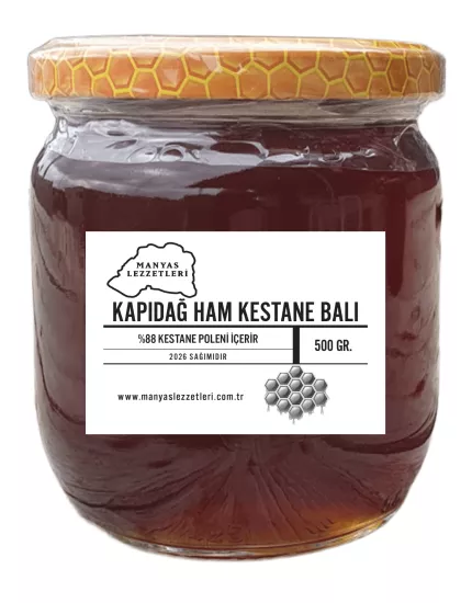 Kapıdağ Ham Kestane Balı 2026 Sağımı 500 Gr.