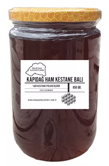 Kapıdağ Ham Kestane Balı 2026 Sağımı 850 Gr.